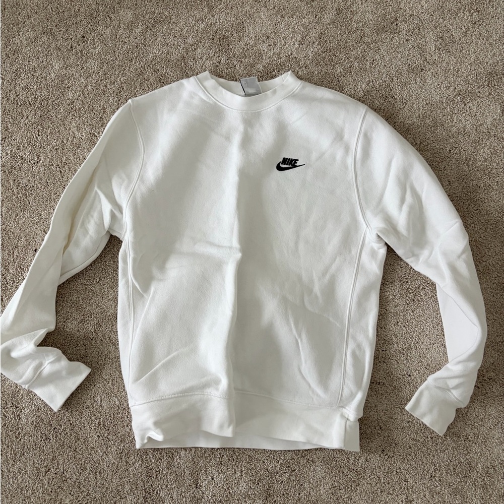 Nike Men's White Crewneck